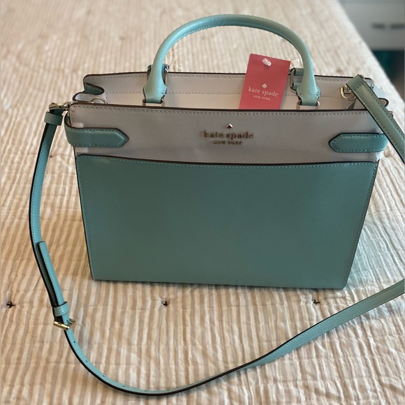 Kate Spade Large Staci Colorblock Satchel - Picture 8 of 8